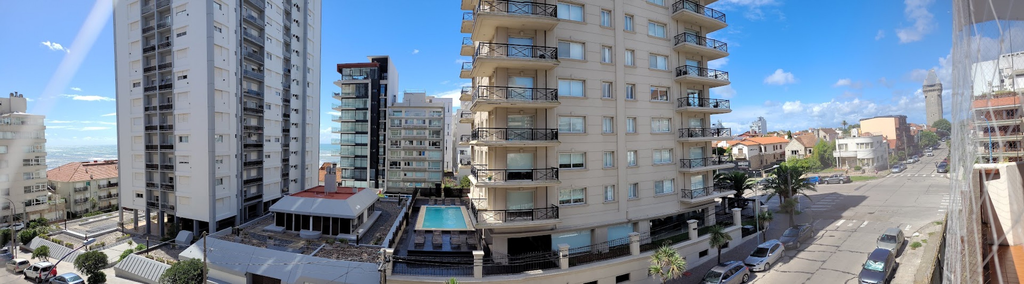 alquiler departamento de dos ambientes vista parcial al mar 