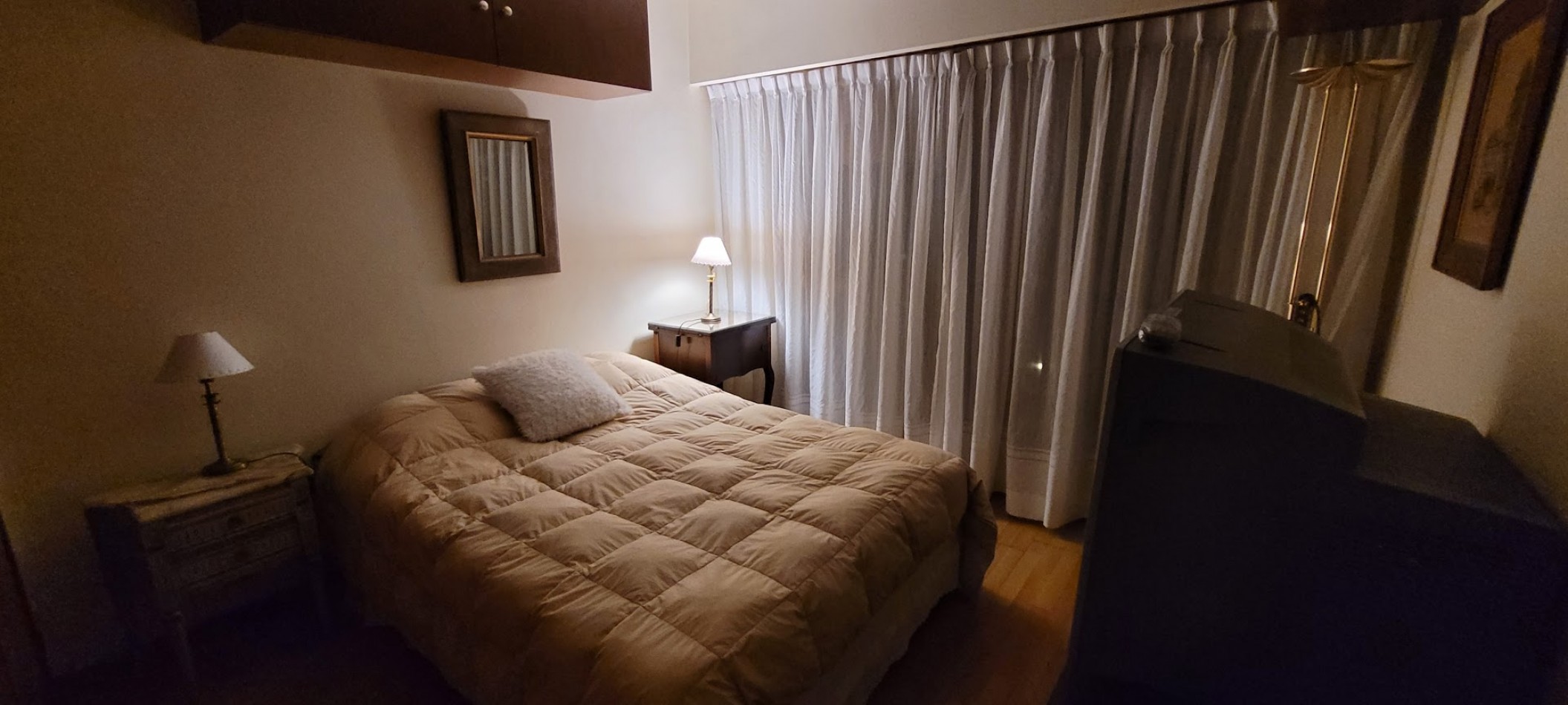 alquiler departamento de dos ambientes vista parcial al mar 